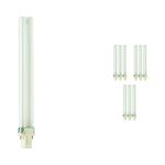 Mehrfachpackung 10x Philips MASTER PL-S 11W - 840 Kaltweiß | 2 Pin