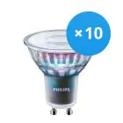 Mehrfachpackung 10x Philips LEDspot ExpertColor GU10 5.5W 930 25D (MASTER) | Höchste Farbwiedergabe - Warmweiß - Dimmbar - Ersatz für 50W
